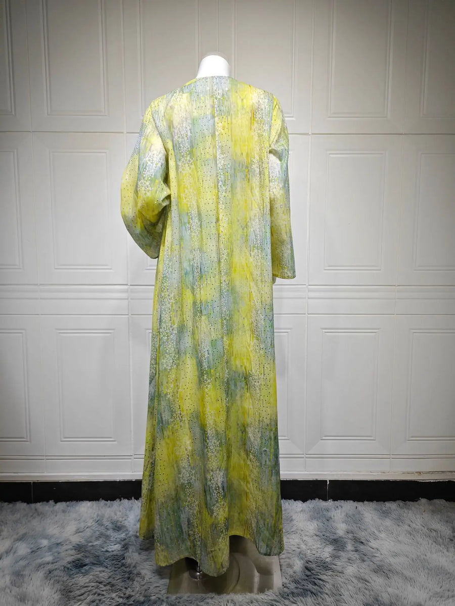 Flowers of Light – The Sequined Eid Djellaba for the Muslim Woman in America