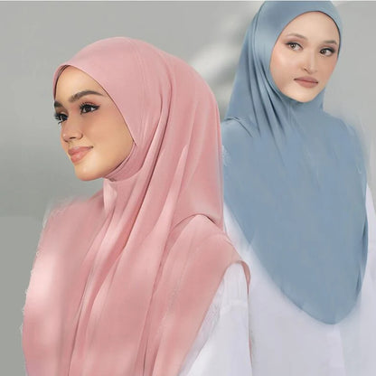 The Amira Pull-On Hijab – Full Coverage, Effortless Modesty