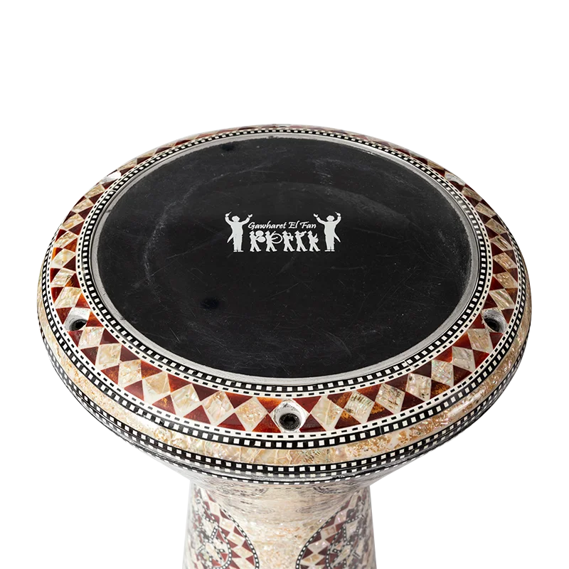 Middle Eastern drum Darbuka Arabic drum Handclapped percussion instruments Made in Egypt 8 Inch Aluminum