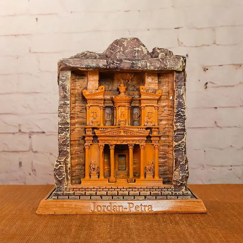 Petra Ancient City Resin Ornament – Creative Jordanian Heritage Decor