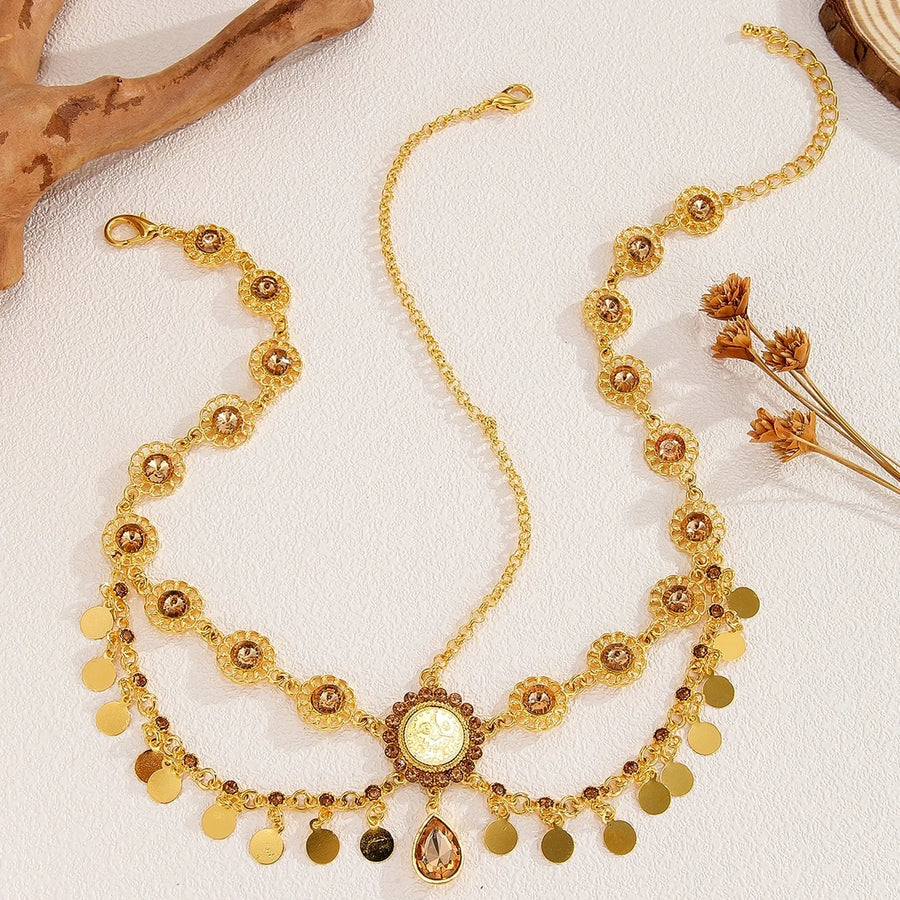 Gold of the Maharaja – Indo-Arabic Bridal Head Chain for the Muslim Woman in America