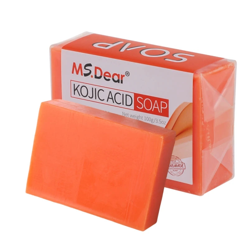 The Kojic Glow – Handmade Brightening Soap with Olive Oil & Glycerin (3.5oz)