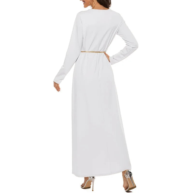 Adult Casual Eid Mubarak Muslim Fashion Abayas for Women Turkey Abaya Dubai Kaftan Dress Robe Femme Caftan Marocain 3 Colors