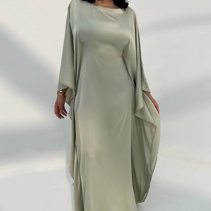 Closed Batwing Abaya Women Muslim Dress Turkish Islamic Dress Women 2024 For Party Kebaya Kaftan Turkey Caftan Marocain Femme