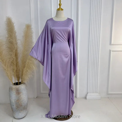 Closed Batwing Abaya Women Muslim Dress Turkish Islamic Dress Women 2024 For Party Kebaya Kaftan Turkey Caftan Marocain Femme