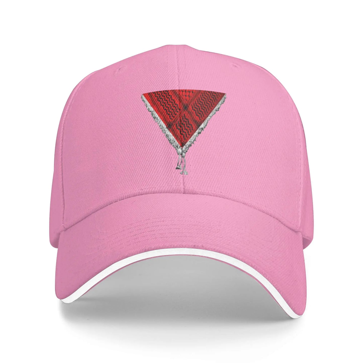 Summer Casual Baseball Cap Palestine The Red Triangle Running Hippie Trucker Hat For Female Male Breathable Funny Baseball Caps