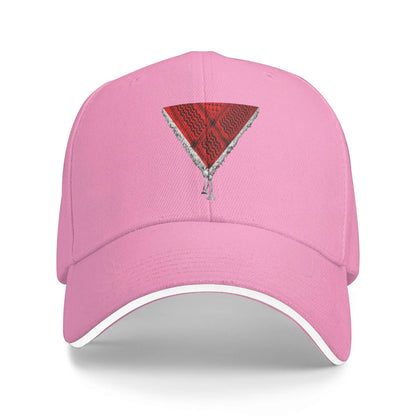 Summer Casual Baseball Cap Palestine The Red Triangle Running Hippie Trucker Hat For Female Male Breathable Funny Baseball Caps
