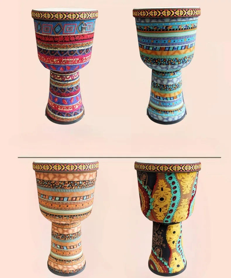 Sheepskin Djembe African Drum Children Beginner Music Drums Tambourine Adult Traditional Drum Handmade Percussion Instruments