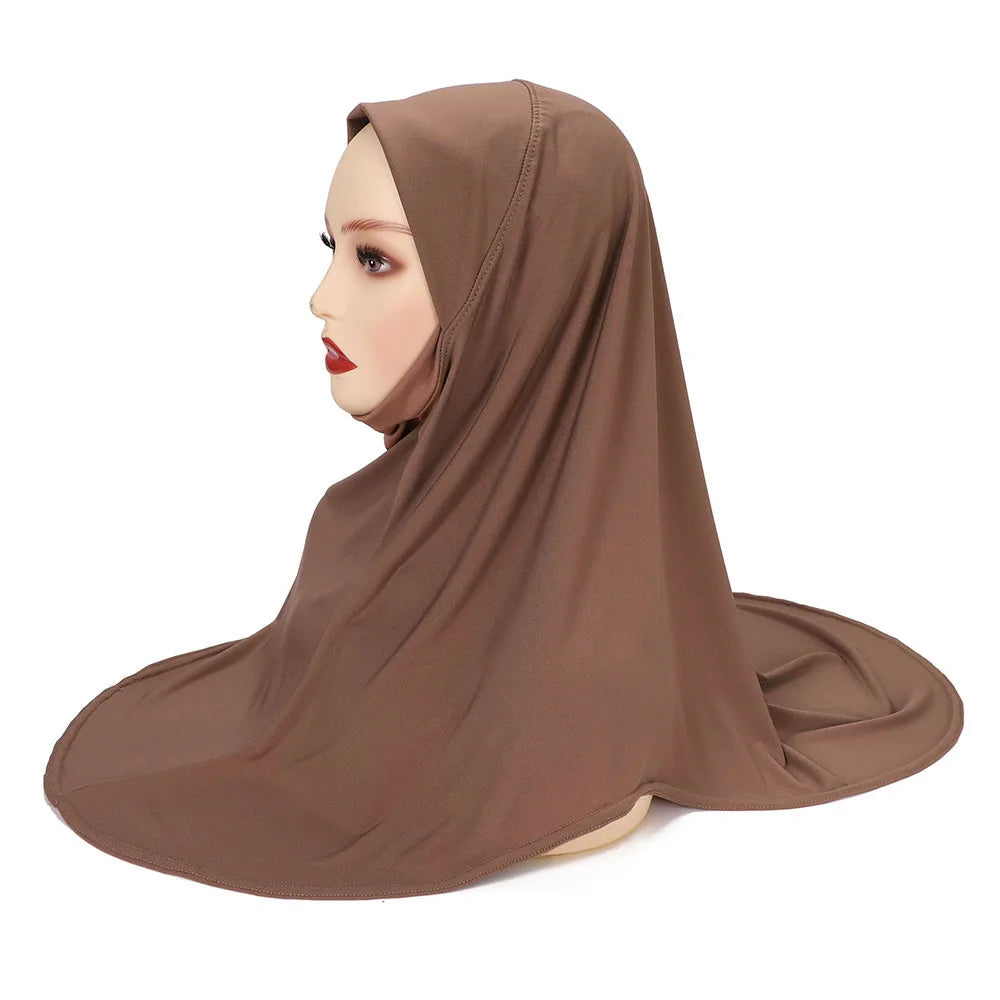 hot selling one piece hijab ready to wear instant bawal instant headscarf instant for muslim women