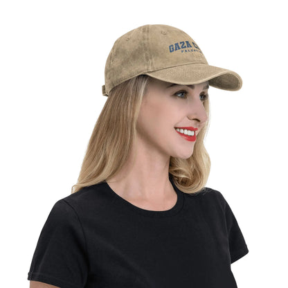 Gaza Palestine Urban Sun Baseball Cap  Street Style Couple Women Washed Trucker Hat Hot Sale Sports Baseball Caps Birthday Gift