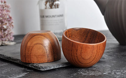 Handmade Spruce Wood Cups – Natural Big Belly Mug for Tea, Coffee & Milk