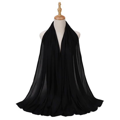 The Knitted Jersey Pleated Hijab – Soft Drapes, Effortless Style