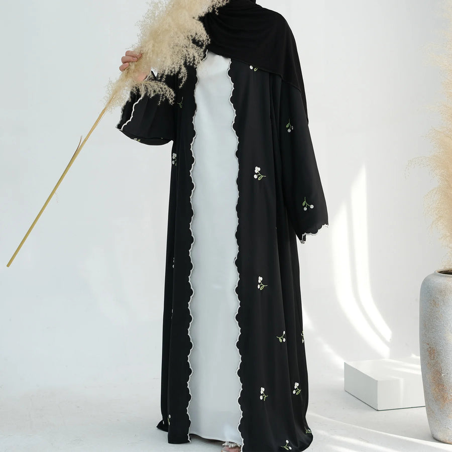 Eid Embroidered – The Cardigan Abaya for the Muslim Woman in America