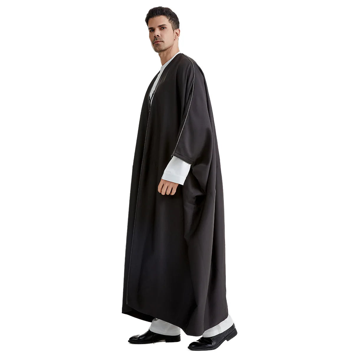 Ramadan Djellaba Eid Abayas Prayer Kaftan Men Muslim Open Abaya Turkey Arabic Cardigan Robe Morocco Jubba Thobe Islam Dishdasha