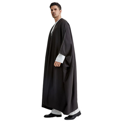 Ramadan Djellaba Eid Abayas Prayer Kaftan Men Muslim Open Abaya Turkey Arabic Cardigan Robe Morocco Jubba Thobe Islam Dishdasha