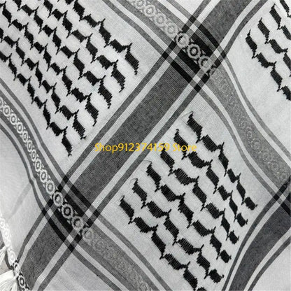 G5AE Comfortable Arafat Headscarf Keffiyeh Scarf for Men Everyday Use Cultural Event