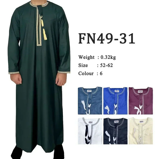 The Pullover Prayer Juba – Men's Long Sleeve Islamic Robe
