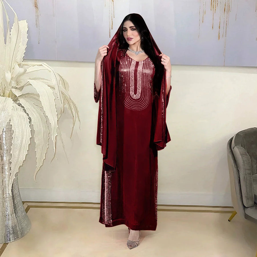 The Diamond – Off-Shoulder Kaftan for the Muslim Woman in America