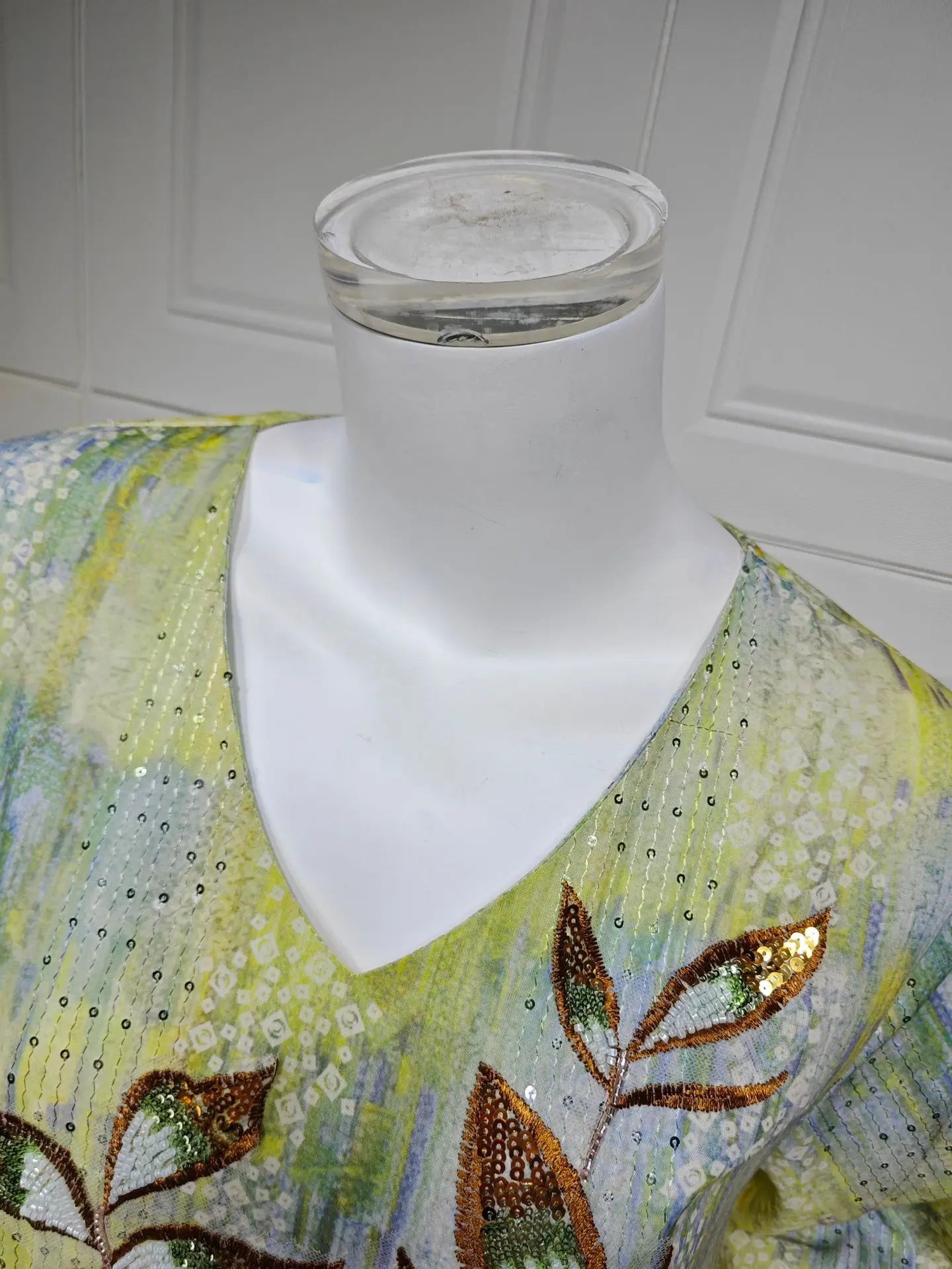 Flowers of Light – The Sequined Eid Djellaba for the Muslim Woman in America