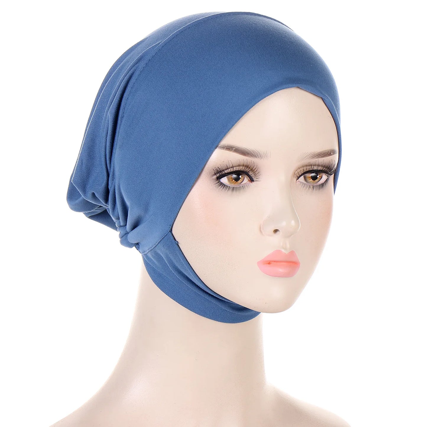 Inner Cap Hijab For Women Solid Underscarf Hijab Undercap Scarf Turban Hat Islamic Muslim Hijabs Ready To Wear Headcover