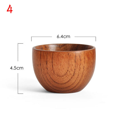 Handmade Spruce Wood Cups – Natural Big Belly Mug for Tea, Coffee & Milk