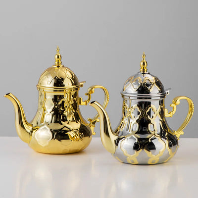 The Golden Dallah – Stainless Steel Arabic Coffee Pot