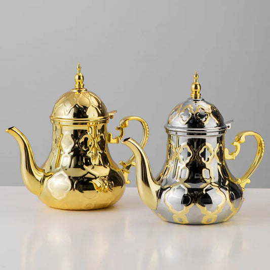 The Golden Dallah – Stainless Steel Arabic Coffee Pot