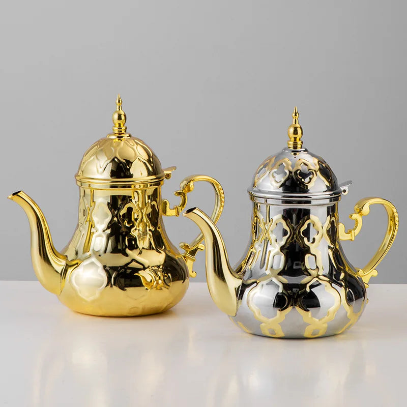 The Golden Dallah – Stainless Steel Arabic Coffee Pot