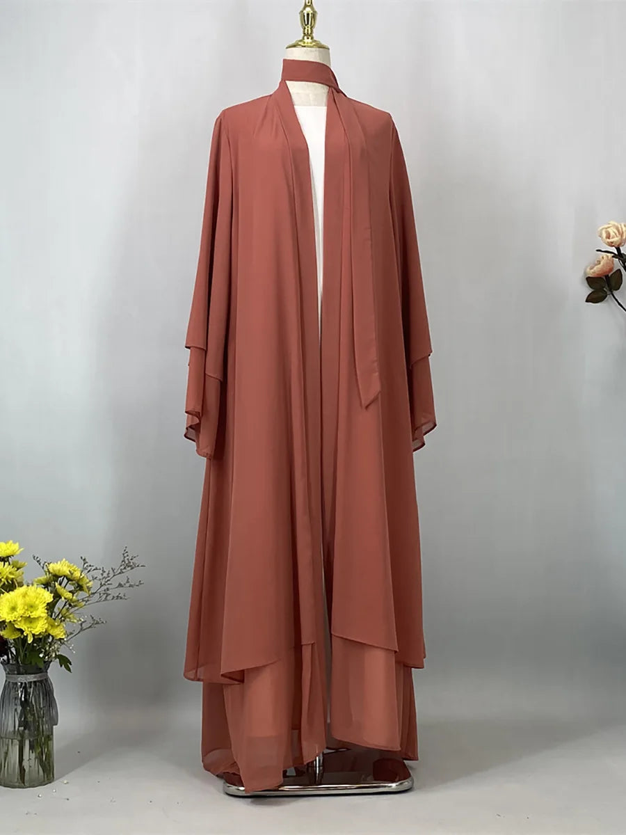 Ramadan Chiffon – The Open Abaya for the Muslim Woman in America