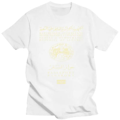 Summer Fashion Funny Mens Clothing  AlgerianPassport Tshirt T Shirt Morocco Algeria Africa Patriotism I Love Algeria Oran