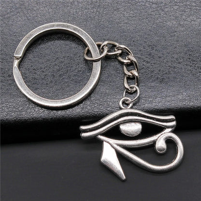 Eye of Horus & Pharaoh Keyring – Egyptian Charm, Creative Gift Accessory