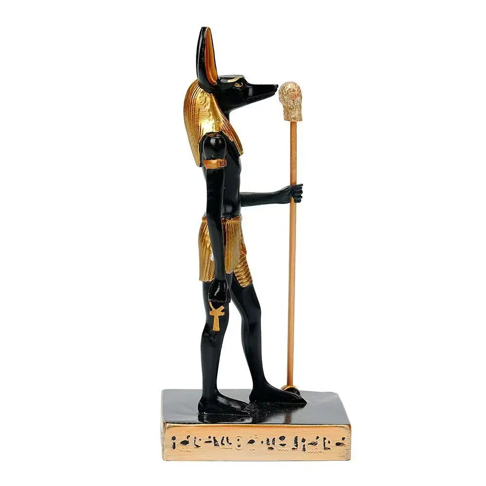 Mystical Anubis Statue Egyptian God Sculpture Premium Resin Figurine Ancient Mythology Home Office Decor Unique Collectible Idea