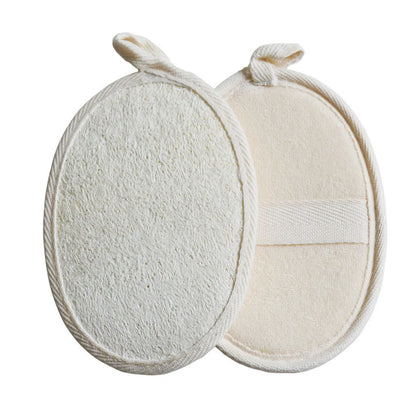 1PC Natural Loofah Body Shower Scrubber Bath Exfoliating Sponge Soft Shower Brushes With Hook Towel Sponge Merchandises Scrubber