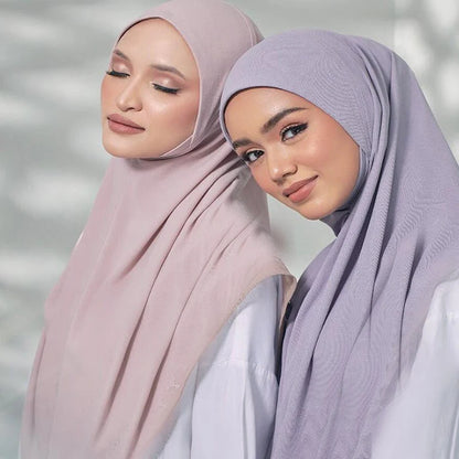 The Amira Pull-On Hijab – Full Coverage, Effortless Modesty