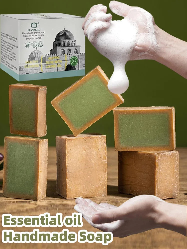 Olive Fragrance Bath Soap Handmade Look Bar for Men and Women Daily Cleansing Routine Eco-Friendly Bathroom Essential Skin Care