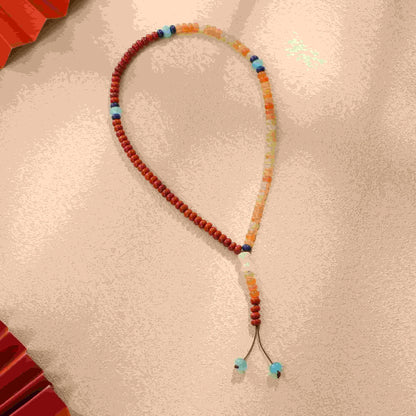 Islamic Prayer 99 Beads Tasbih, Natural Stone Misbaha Tasbeeh for Unisex Adults with Gift Box