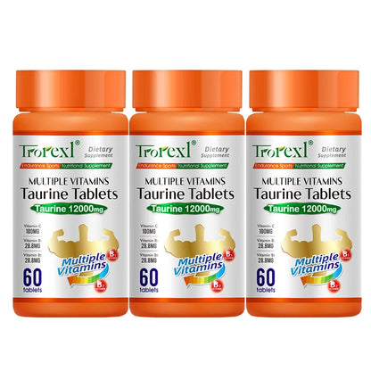 Multiple Vitamins Taurine Tablets for Energy boost, fatigue relief, and enhance physical strength
