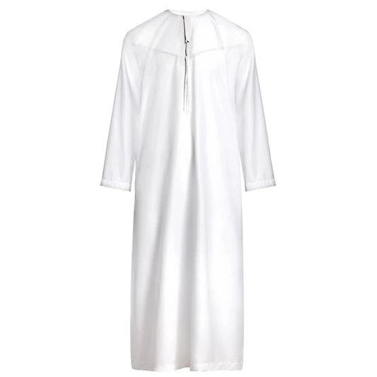 The Tassel Juba – Men's Omani-Saudi Traditional Kaftan with Polyester Drape
