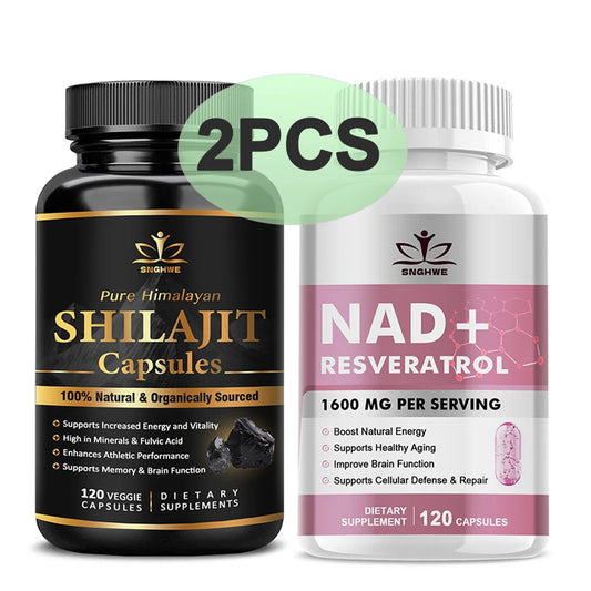 The Shilajit NAD+ Complex – High-Potency Resveratrol Formula for Energy & Healthy Aging