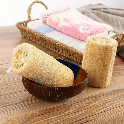 The Kitchen Loofah – Natural Dish & Pot Cleaning Brush Set (1-5 Pcs)