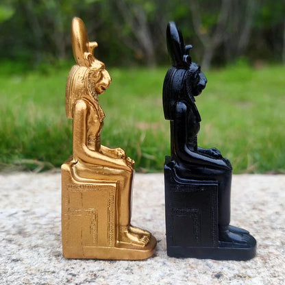 Ra Sun God Resin Statue – Pharaoh, Pyramid & Sphinx Egyptian Ornament