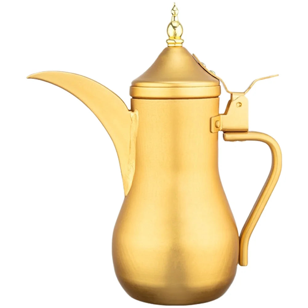Aluminum Teapot Retro Style Ghee Pot Kettle For Picnic BBQ Camping Home Use Outdoor Stove & Accessories