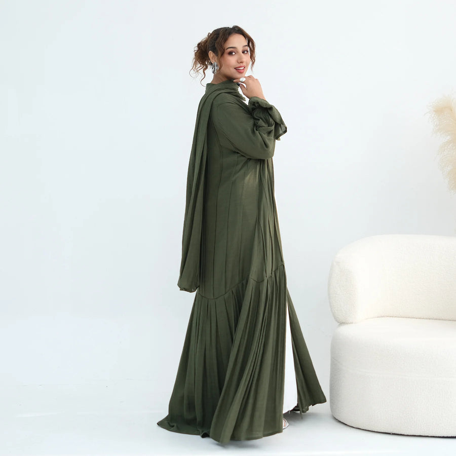 Eid in America – 2-Piece Abaya Scarf Set for the Muslim Woman