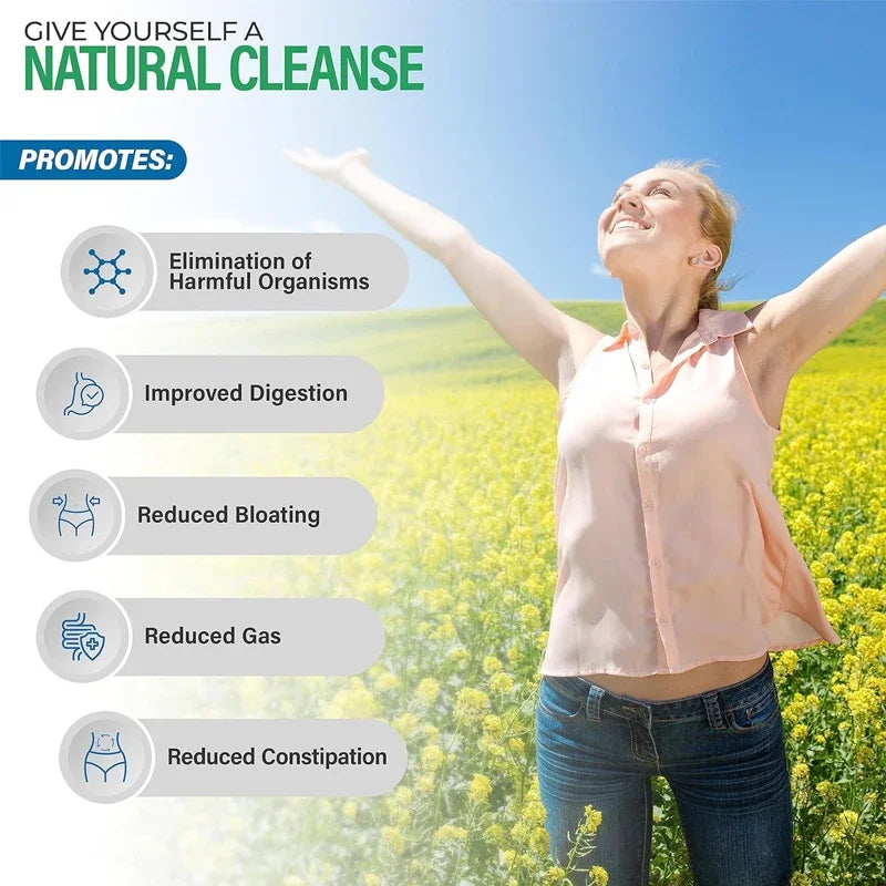 Intestinal Cleanse - Relieve Constipation, Cleanse The Body, and Support Regular Bowel Movements