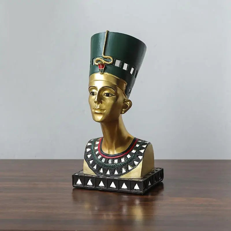 Egyptian Pharaoh, Mummy & Sphinx Collection – Mythology Statue Set for Home Decor