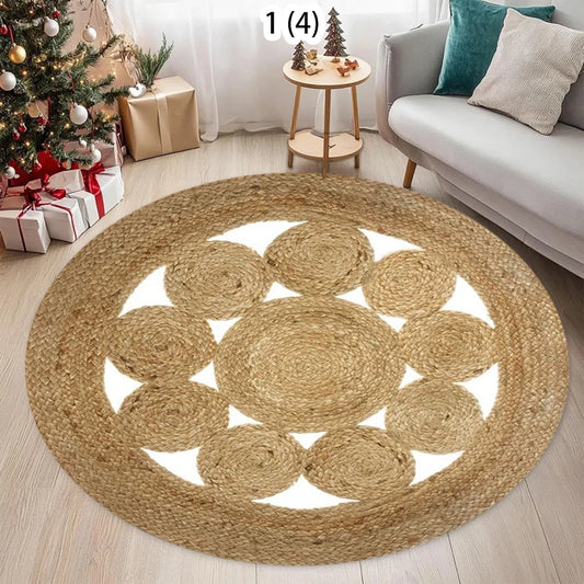 The Welcome Circle – Bohemian Circular Entrance Floor Mat