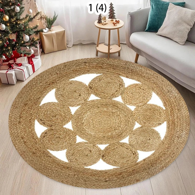 The Welcome Circle – Bohemian Circular Entrance Floor Mat