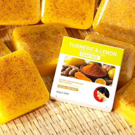 The Lemon & Ginger Bar – Whitening & Oil Control Scrub Soap