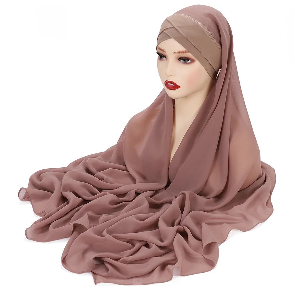The Chiffon Hijab Set – Grace, Comfort, and Faith in Every Fold