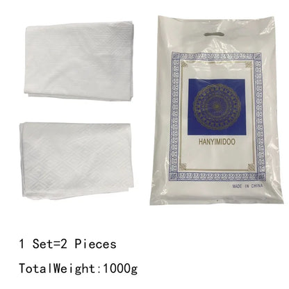 Men Ihram Prayer Outfit White Robe for Hajj Umrah Pilgrimage Middle East Arab Islamic